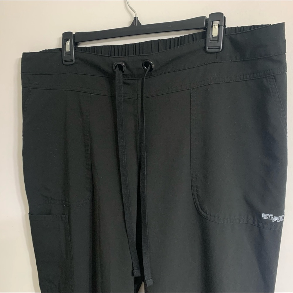 2XL Black Grey’s Anatomy by Barco Scrub Pants
